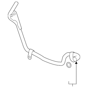 Water Inlet Tube - Mazda (PY8W-15-540)