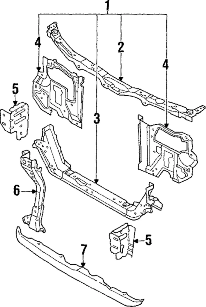 Lock Support - Mazda (B455-53-35YA)
