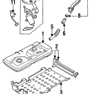 Filler Pipe - Mazda (LA83-42-210B)
