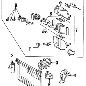 Pulley Adjust Bracket - Mazda (JF04-15-951A)
