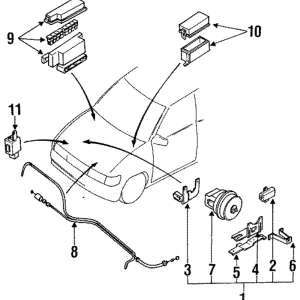Fuse Box Main - Mazda (LB41-66-760)