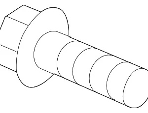 Reinforced Plate Bolt - Mazda (9YA0-2A-803)