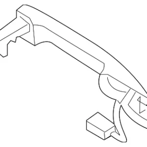 Handle, Outside - Mazda (TK49-58-41XC-51)