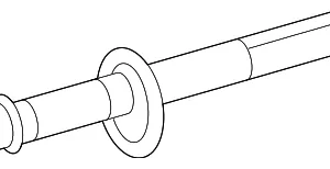 Lower Control Arm Adjust Bolt - Mazda (KBB6-28-66Z)