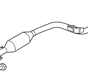 Converter & Pipe - Mazda (PE17-20-55X)