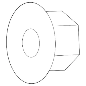 Lower Bracket Rivet - Mazda (TK21-50-355)