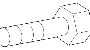 Hook Bolt - Mazda (9979-60-612)