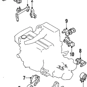Upper Insulator - Mazda (B210-39-070C)