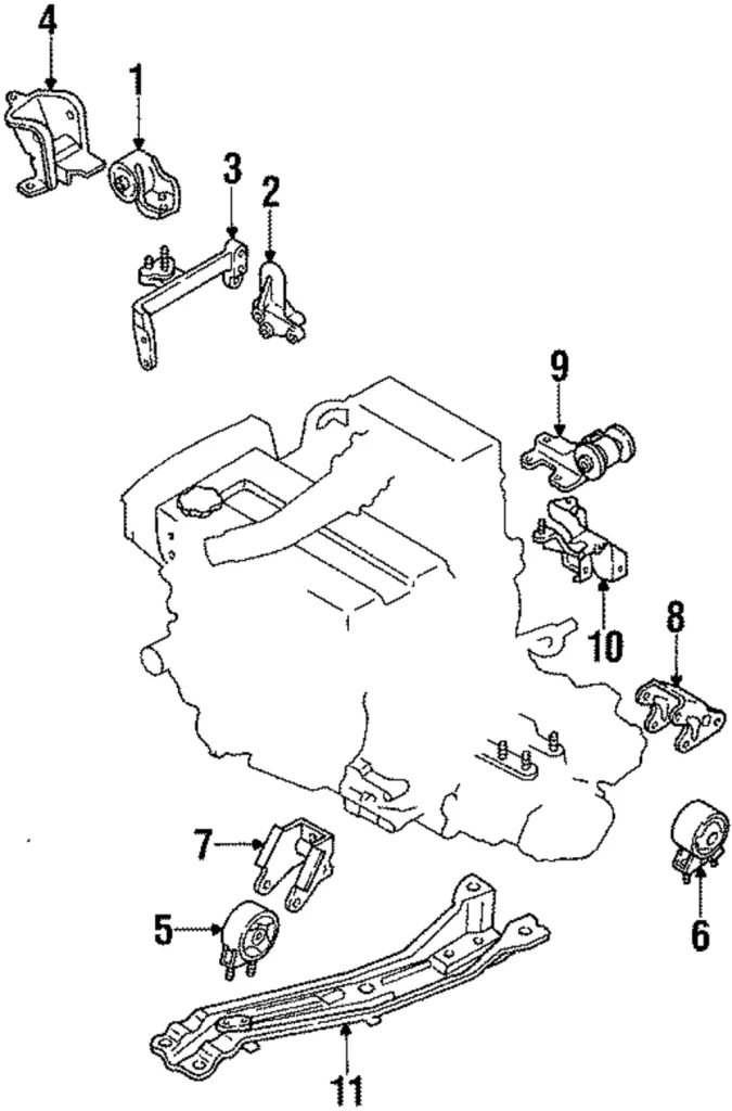Trans Mount - Mazda (B092-39-040A)