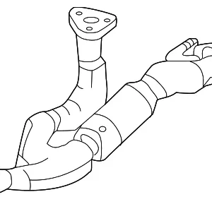 Exhaust Pipe - Mazda (KL98-40-300)