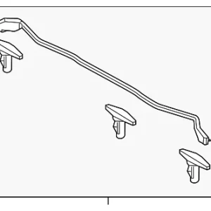 Rear Weather-Strip - Mazda (GBFN-56-760)