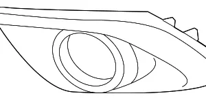 Bezel - Mazda (BHR1-50-C11A)