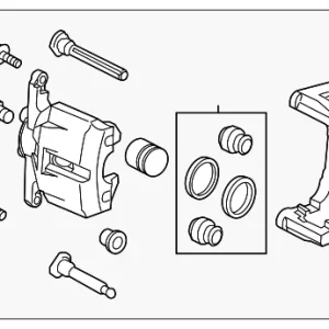 Caliper Assembly - Mazda (BCYA-33-98ZB)