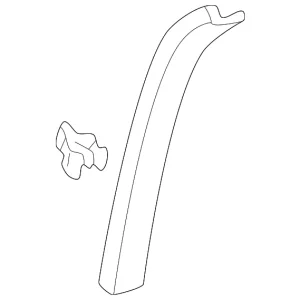 Front Molding - Mazda (LC62-68-55XA-77)