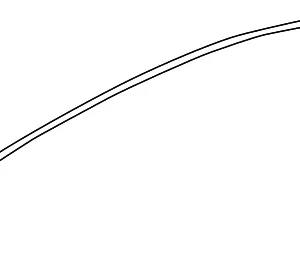 Instrument Panel Seal Strip - Mazda (BDGF-55-161)