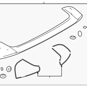 Rear Spoiler - Mazda (C514-51-960D-12)