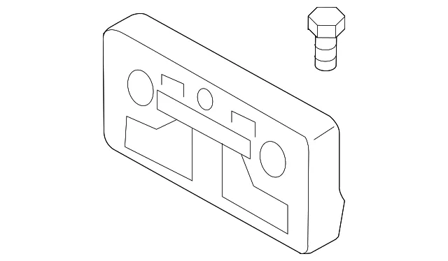 License Bracket - Mazda (GP7A-50-170)