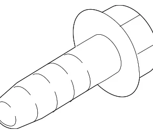 Fan Assembly Screw - Mazda (Y405-15-T52)