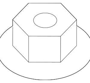 Mount Bracket Nut - Mazda (9989-10-600B)