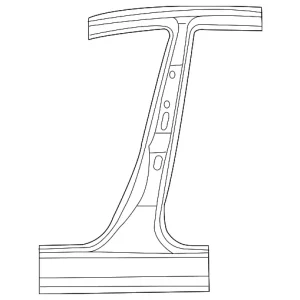 Center Pillar - Mazda (EGY1-70-351A)