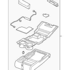 Armrest Assembly - Mazda (GAAA-88-3B0-02)