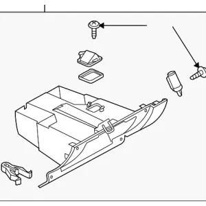 Glove Box Assembly - Mazda (CC43-64-160B)