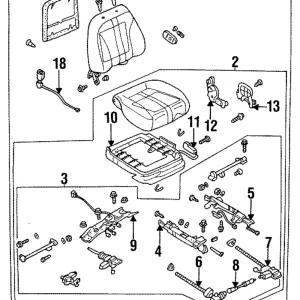 Seat Switch - Mazda (HG30-57-155B)