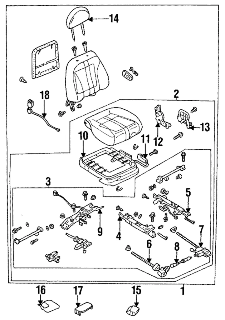 Seat Switch - Mazda (HG30-57-155B)