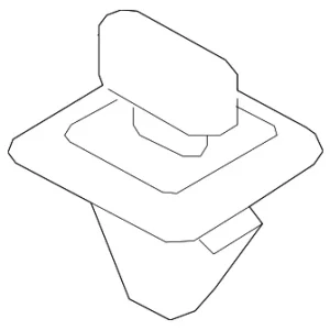 Upper Trim Panel Retainer Clip - Mazda (B01A-68-AB1)
