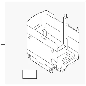 Battery Tray - Mazda (BBM2-56-980E)