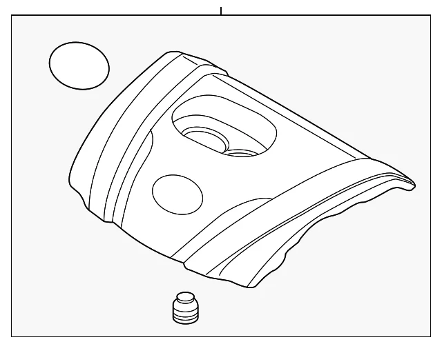 Engine Cover - Mazda (PYFA-10-2F0)