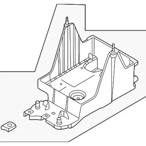 Battery Tray - Mazda (DN4E-56-040)