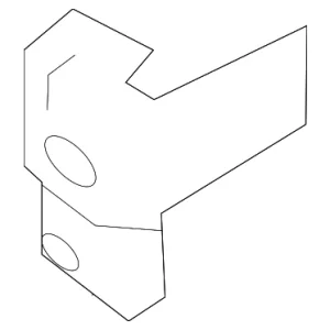 Rear Bracket - Mazda (DN4J-61-4E3)
