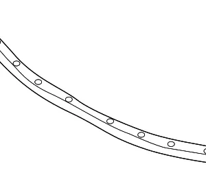 Front Weather-Strip - Mazda (B25D-56-770A)