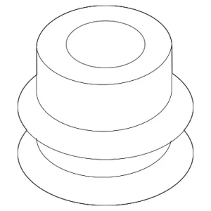 Engine Cover Rubber Mount - Mazda (L3G6-10-238)