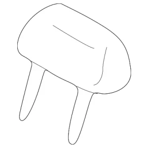 Headrest - Mazda (LE44-88-340-80)