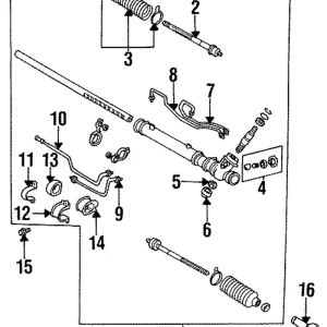 Pipe Bolt - Mazda (G030-32-961)