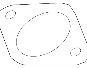 Front Pipe Gasket - Mazda (CY01-40-305A)