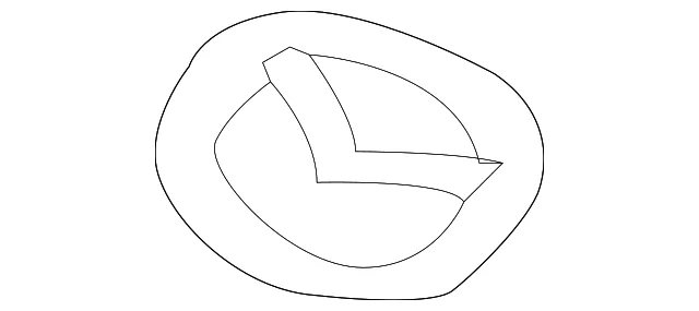 Engine Cover Emblem - Mazda (PXD5-10-2D9)