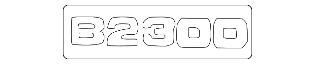 Nameplate - Mazda (ZZM4-51-714)