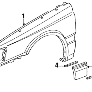 Molding - Mazda (HF06-50-681)