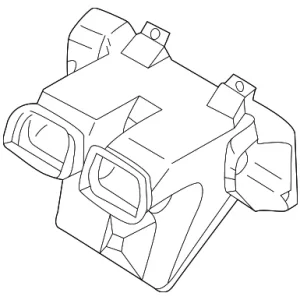 Lower Air Duct - Mazda (BJ0J-64-94Y)