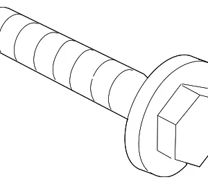 Side Cover Screw - Mazda (AW01-21-589)