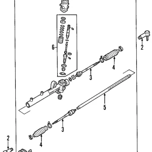 Steering Gear - Mazda (LD47-32-110)