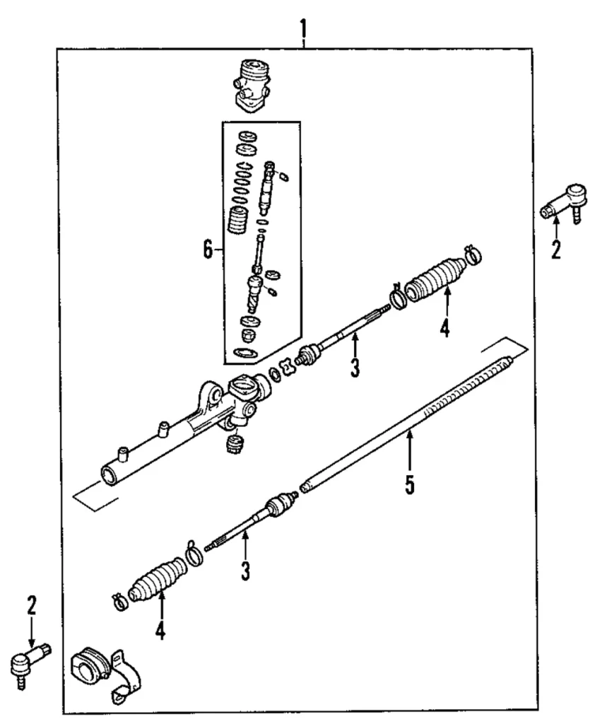 Pinion Valve - Mazda (LD47-32-380)