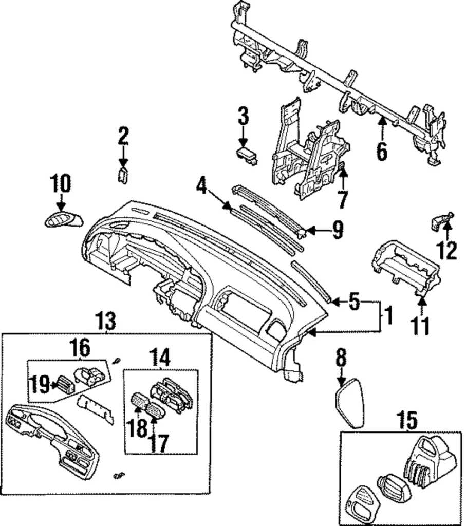 Louver - Mazda (S09A-64-91X)