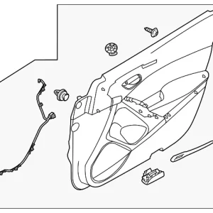 Door Trim Panel - Mazda (GBFN-68-420B-02)