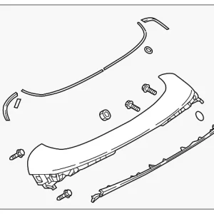 Rear Spoiler - Mazda (KB7W-51-960B-53)