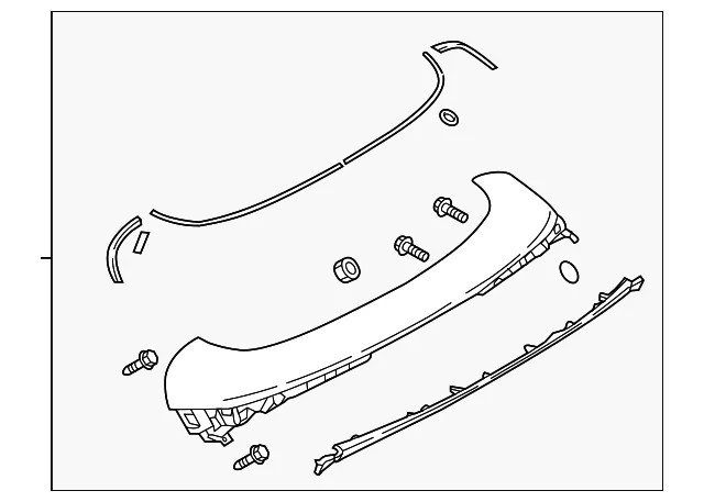 Rear Spoiler - Mazda (KPF1-51-960B-E4)