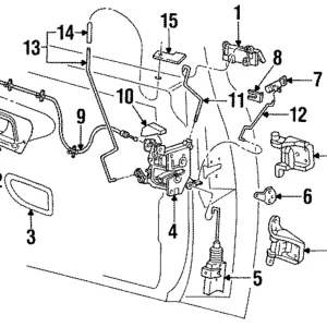 Lower Hinge - Mazda (1F85-58-211)